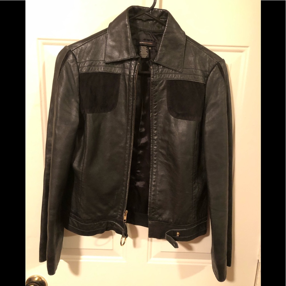 BCBG Leather jacket